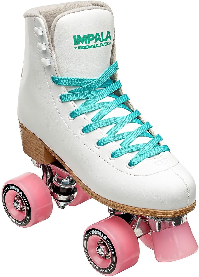 Impala Rollerskates – Patines para mujer (niñas grandesadultas), Blanco 9