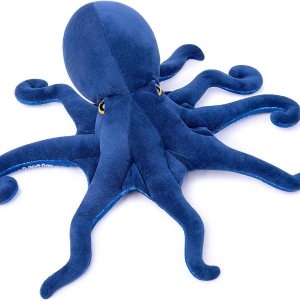 Juguete de peluche de pulpo de simulación Animales de peluche grandes de 32 pulgadas de pulpo azul, animales rastreros realistas de mar profundo, Juguete de peluche de pulpo de simulación Animales de peluche grandes de 32 pulgadas de pulpo azul, animales rastreros realistas de mar profundo,