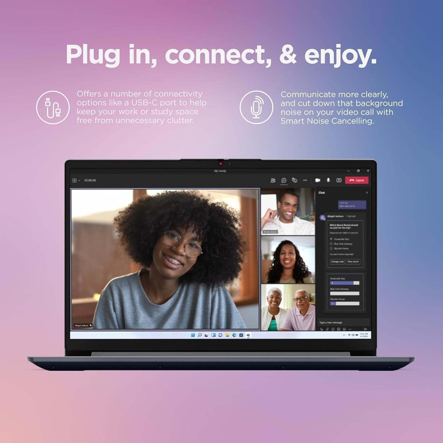 Lenovo Ideapad cotidiana con licencia de por vida de Microsoft Office, memoria de 16 GB, almacenamiento SSD de 1 TB, procesador Intel de doble