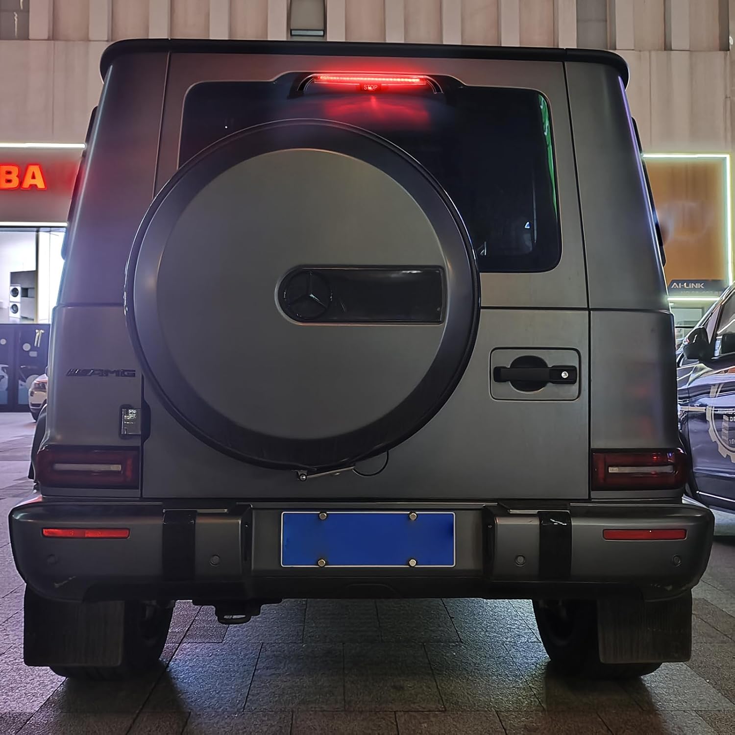 Ygmylandbb Tercera luz de freno LED, tercera luz trasera de freno de montaje alto, barra de luz roja universal para remolque, para automóvil, SUV,