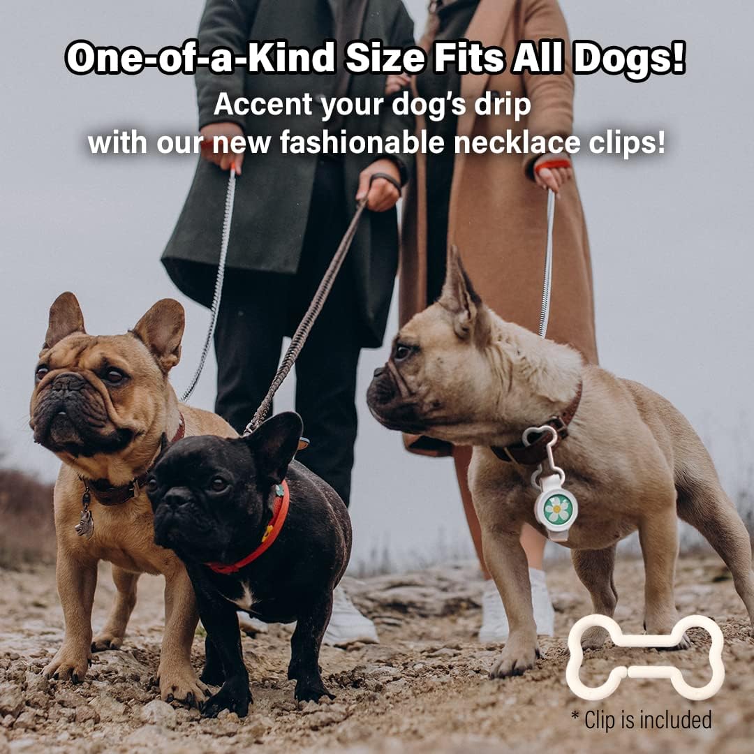 KN FLAX – Clip de insecto para perros, repele pulgas, garrapatas y mosquitos durante 60 días, collar repelente de pulgas y garrapatas natural