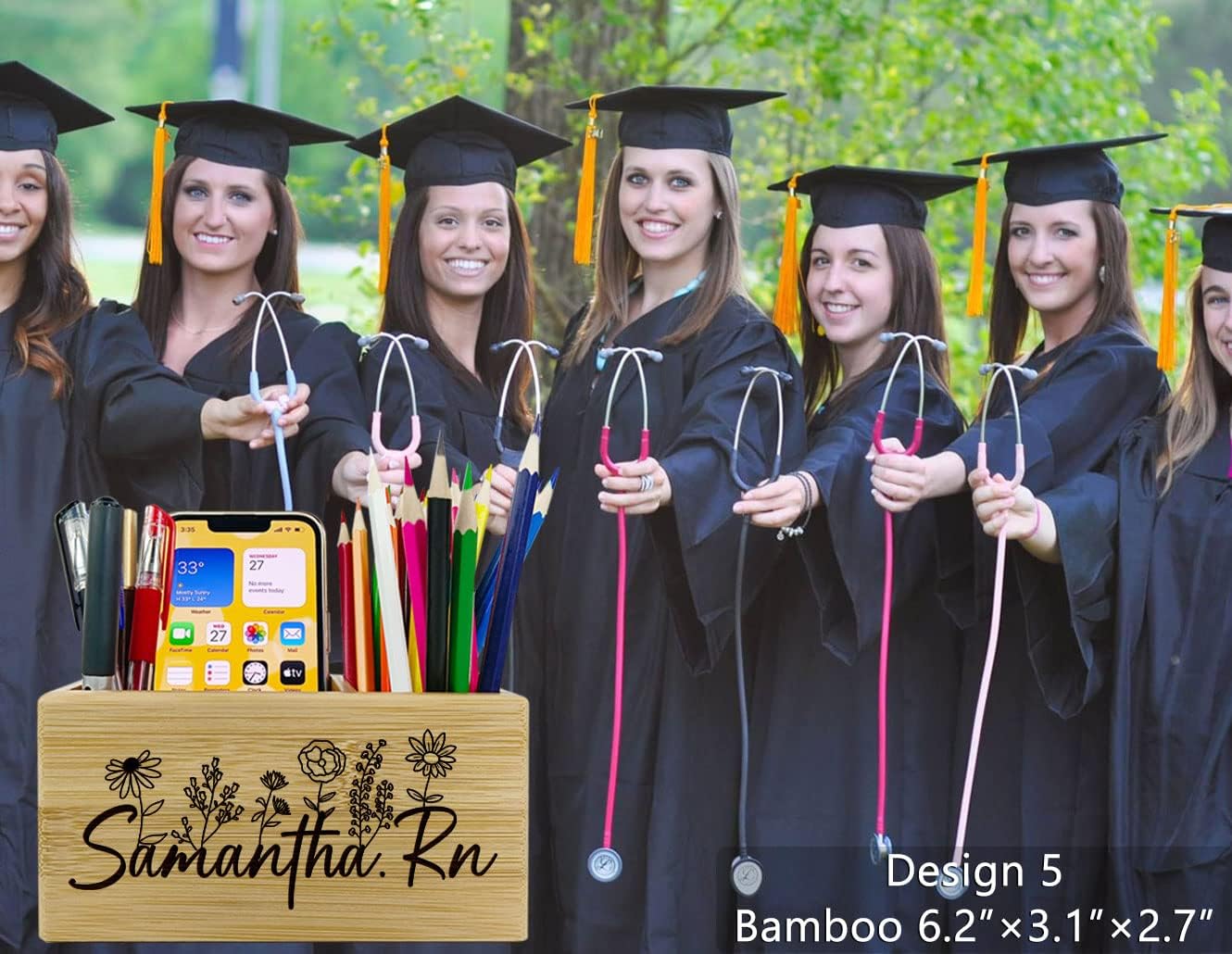 Regalos personalizados para enfermeras, soporte para bolígrafo con nombre personalizado para enfermera, estudiante de enfermería, regalos de
