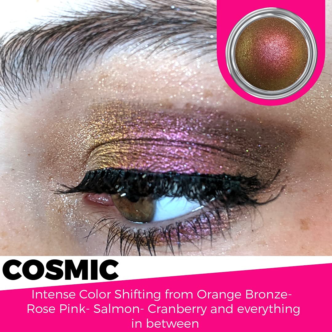 Concrete Minerals Sombra de ojos multicromo, cambio de color intenso, de larga duración sin arrugas, 100% vegano y libre de crueldad, hecho a mano