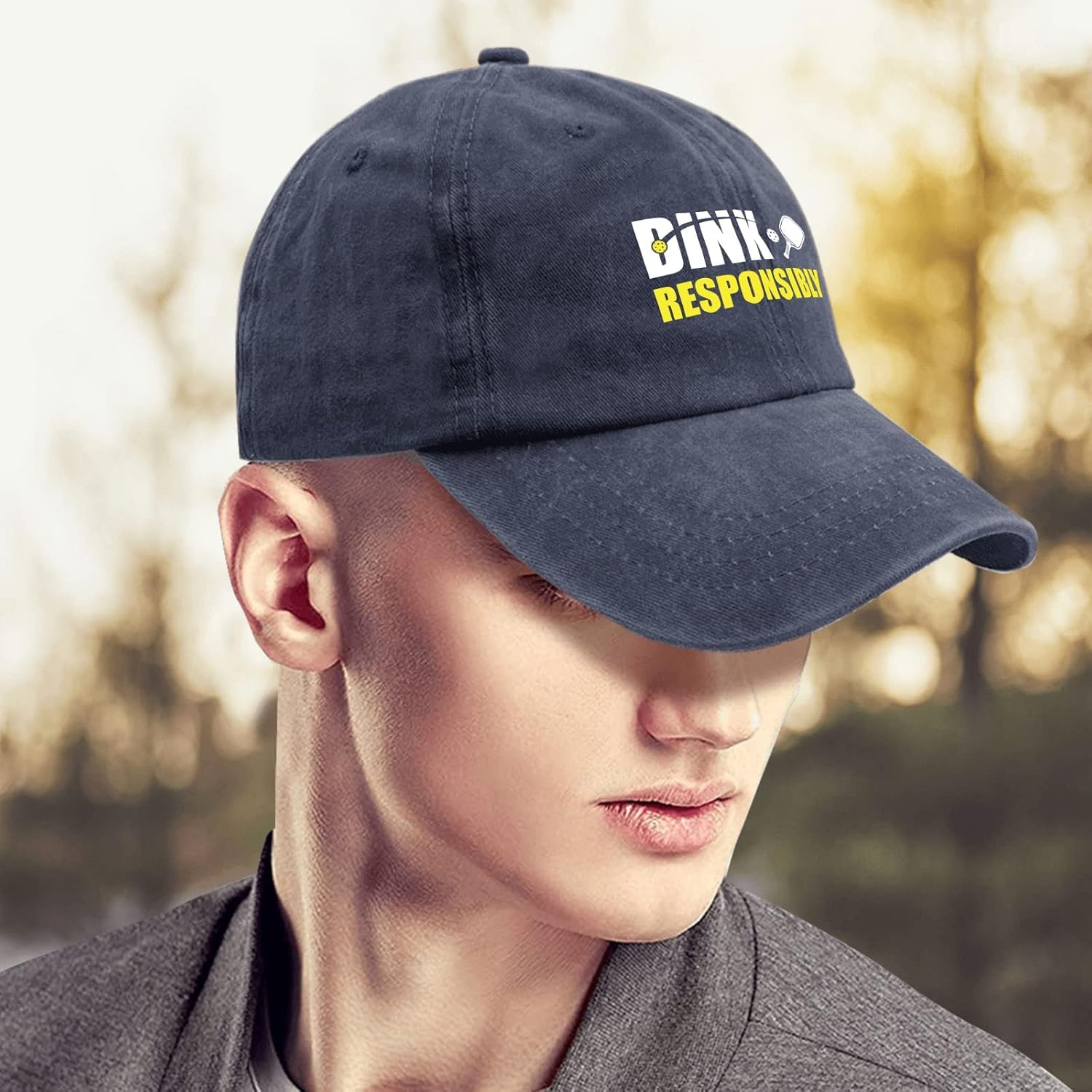Sombreros de papá Dink Responsibly Dad Hat, sombreros gráficos para hombre