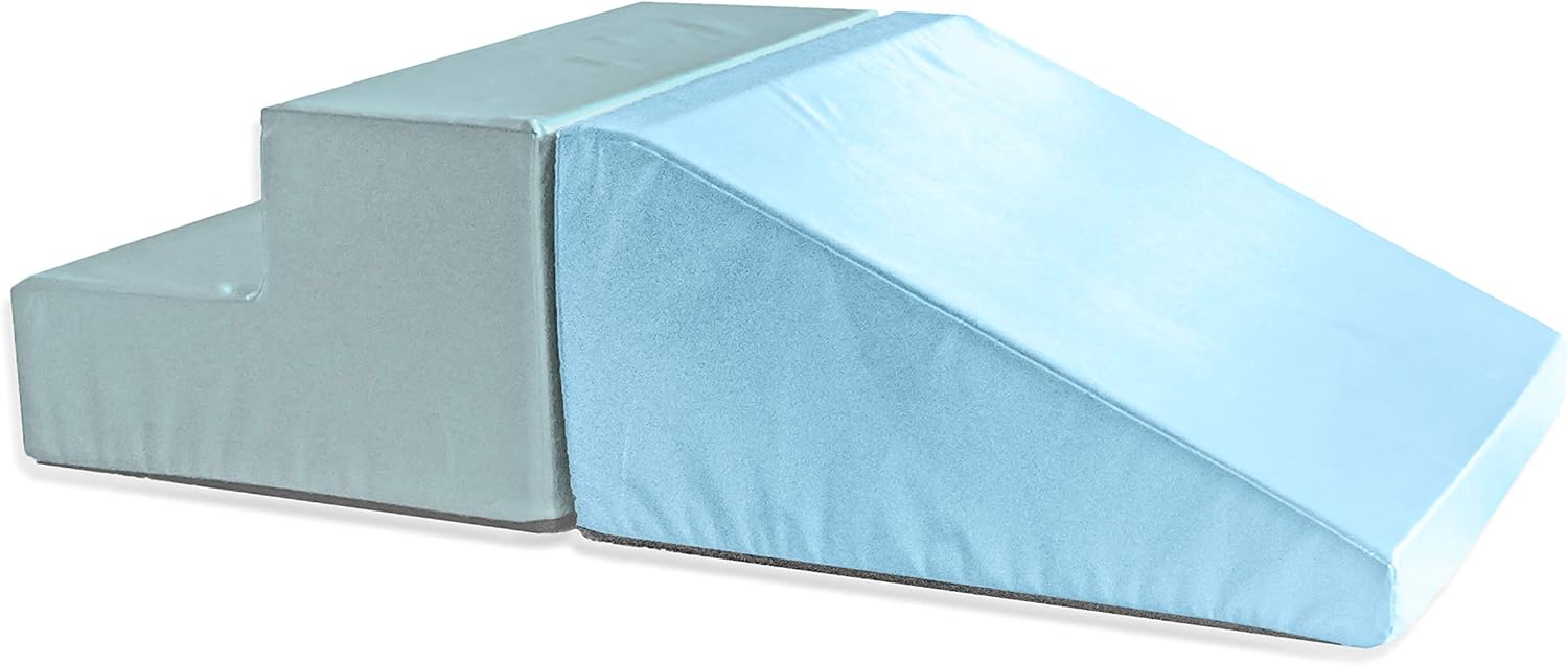 Foamnasium Juego de espuma para interiores, 2 piezas suaves para niños pequeños y activos, escalador de espuma para equilibrar, gatear, escalar,