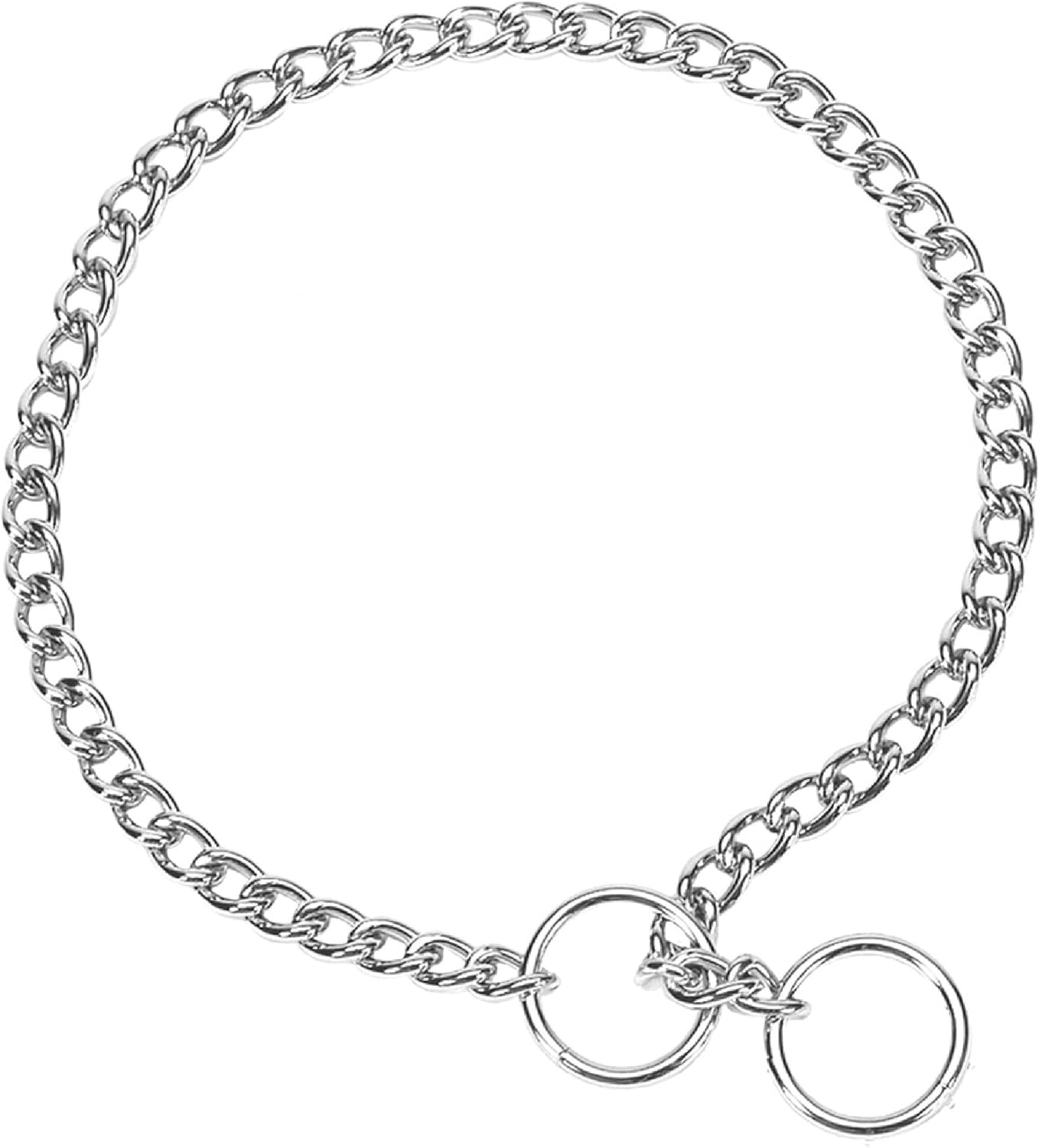 Coastal Pet Titan Collar de entrenamiento para perro  Collar de estrangulador para entrenamiento de perros  Collar de metal duradero para perro