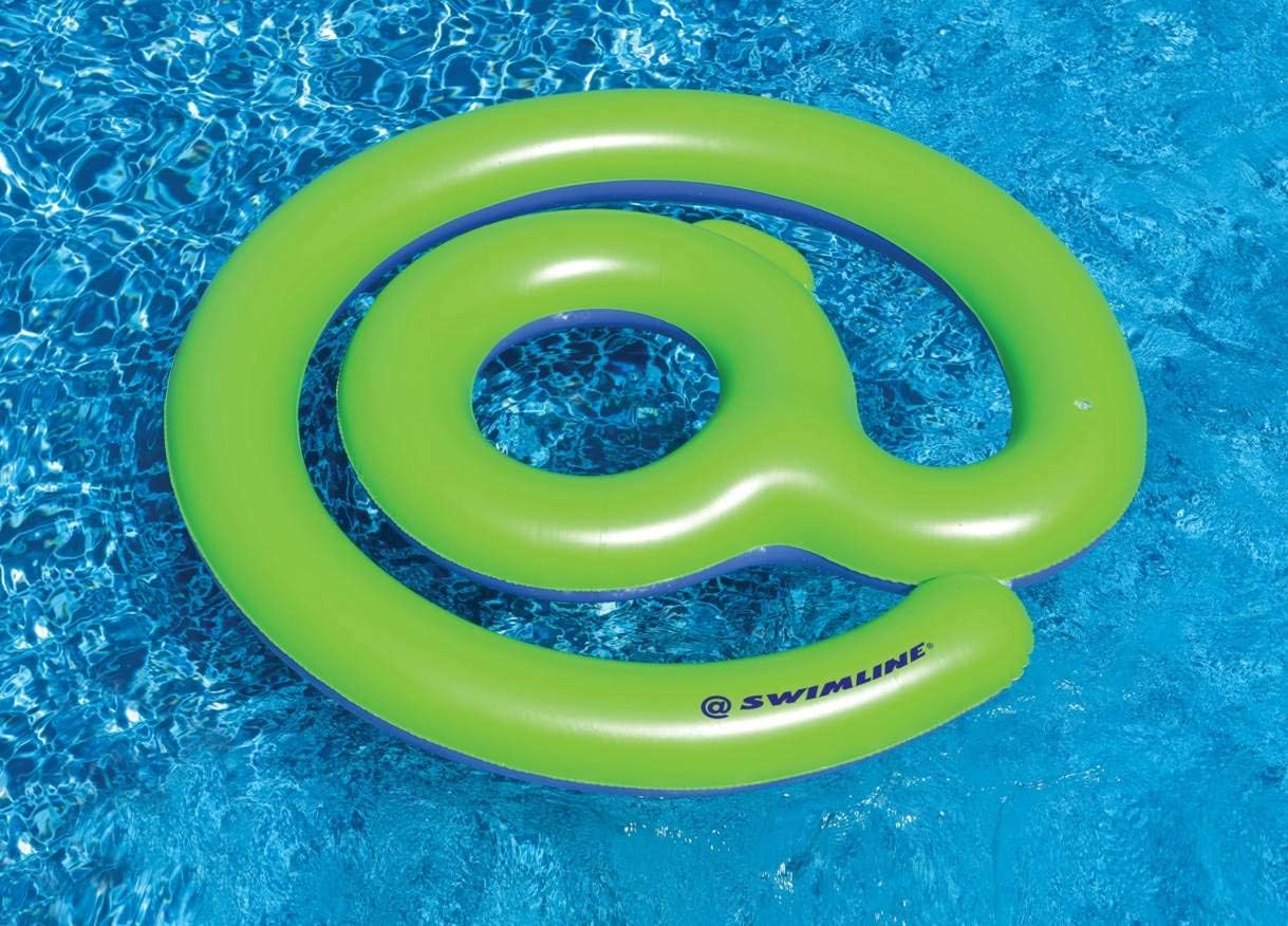 Swimline Flotadores de redes sociales – , #, & Yolo