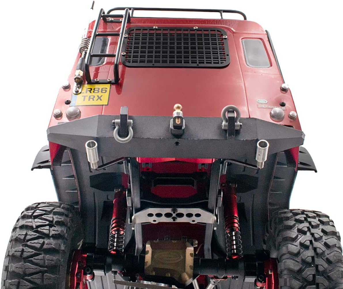 Carreras 110th RC Crawler Piezas Del Cuerpo Del Coche Tubos De Escape De Metal Para RC Car TRX4 TRX-4,Actualizaciones Piezas Accesorios