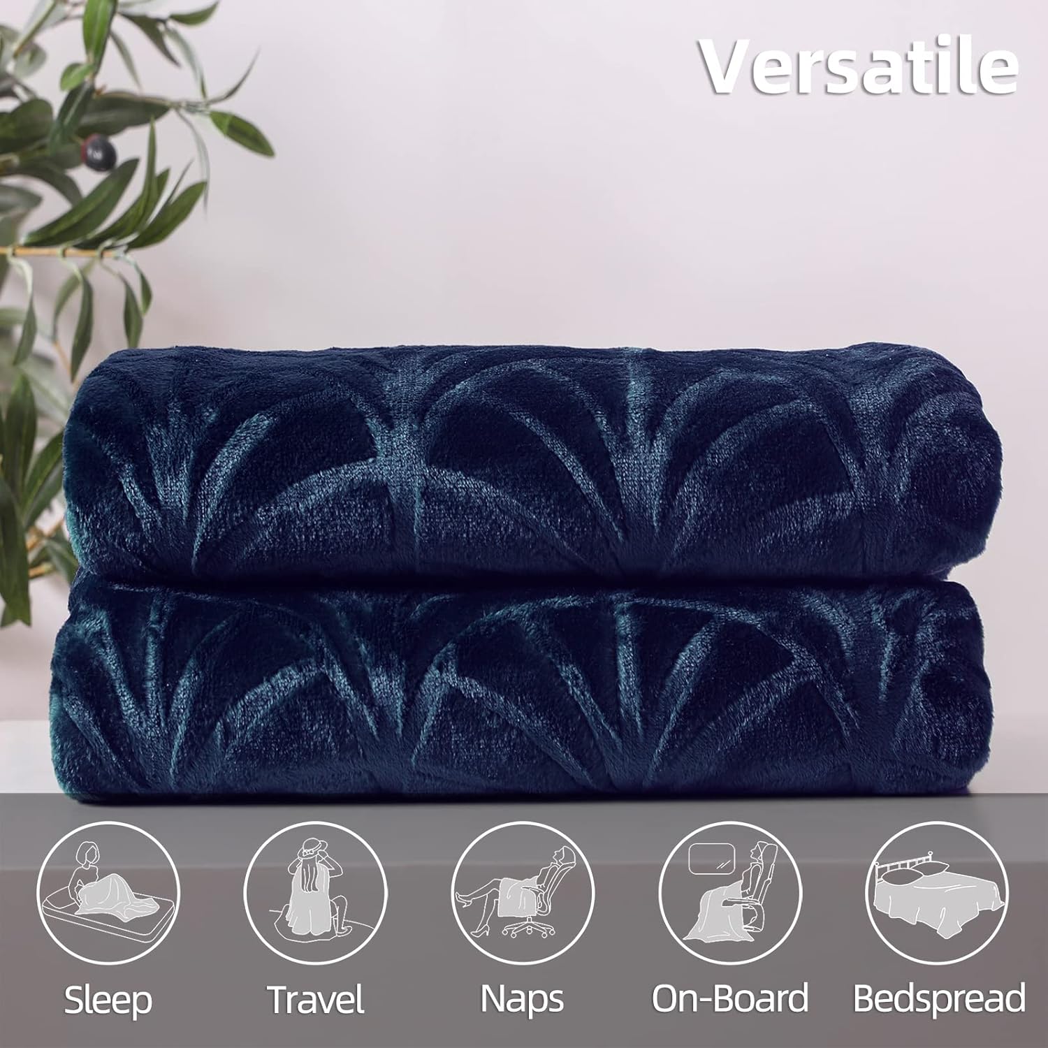 Whale Flotilla – Manta de franela para cama de tamaño individual, ligera, de terciopelo suave y esponjoso con diseño vintage, manta decorativa para