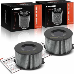 A-Premium Filtro de aire de cabina de 2 piezas con carbón activado compatible con Volkswagen Eurovan 1999 2000 2001 2002 2003, repuesto # 7D0819989 A-Premium Filtro de aire de cabina de 2 piezas con carbón activado compatible con Volkswagen Eurovan 1999 2000 2001 2002 2003, repuesto # 7D0819989