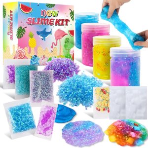 Kit de slime de color unicornio para niñas, juguete de lodo súper suave con bonitos dijes, recuerdos de fiesta, slime de unicornio para niñas y Kit de slime de color unicornio para niñas, juguete de lodo súper suave con bonitos dijes, recuerdos de fiesta, slime de unicornio para niñas y