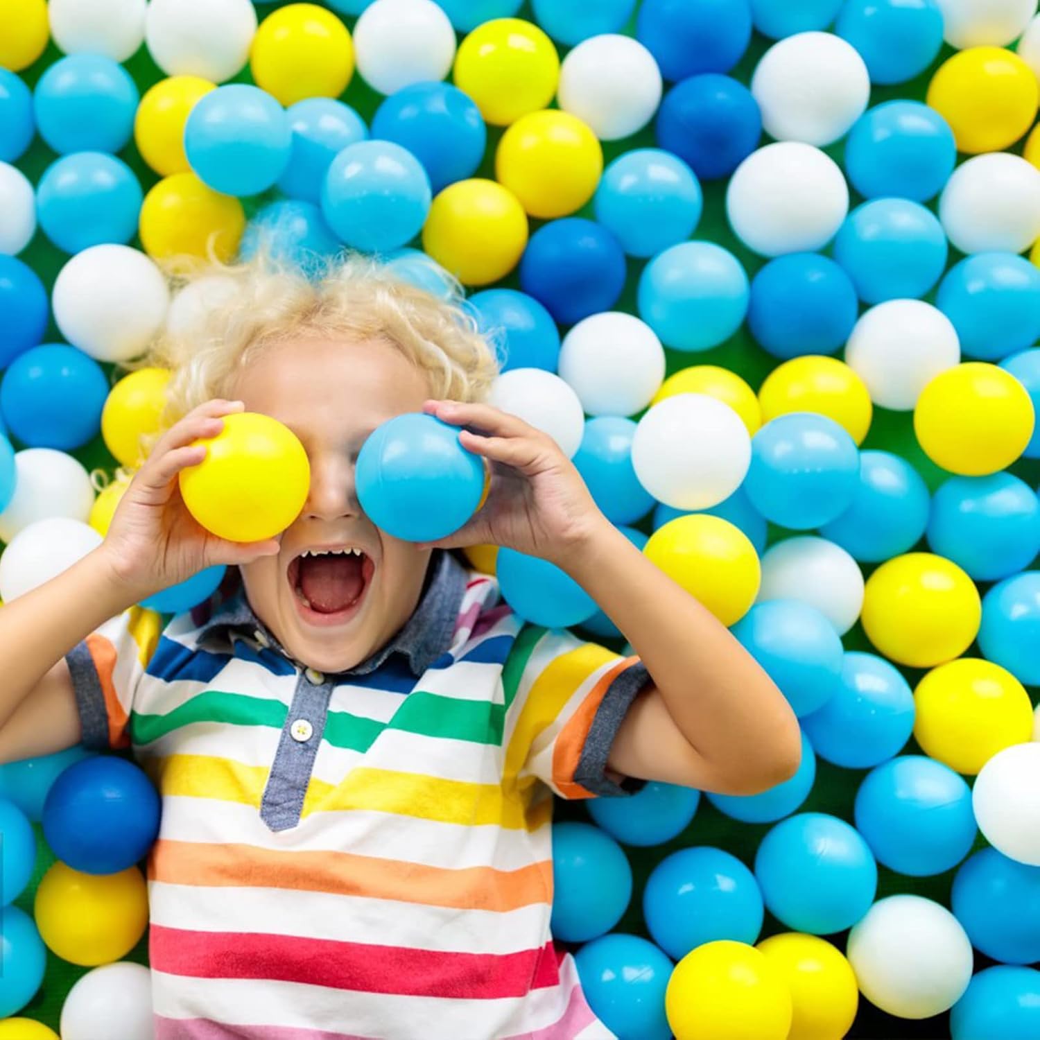 Star Ball – Pelotas de juego de 5001000 unidades de plástico para piscina de bebé, bolas de juego sin BPA a prueba de aplastamiento, bolas de juego