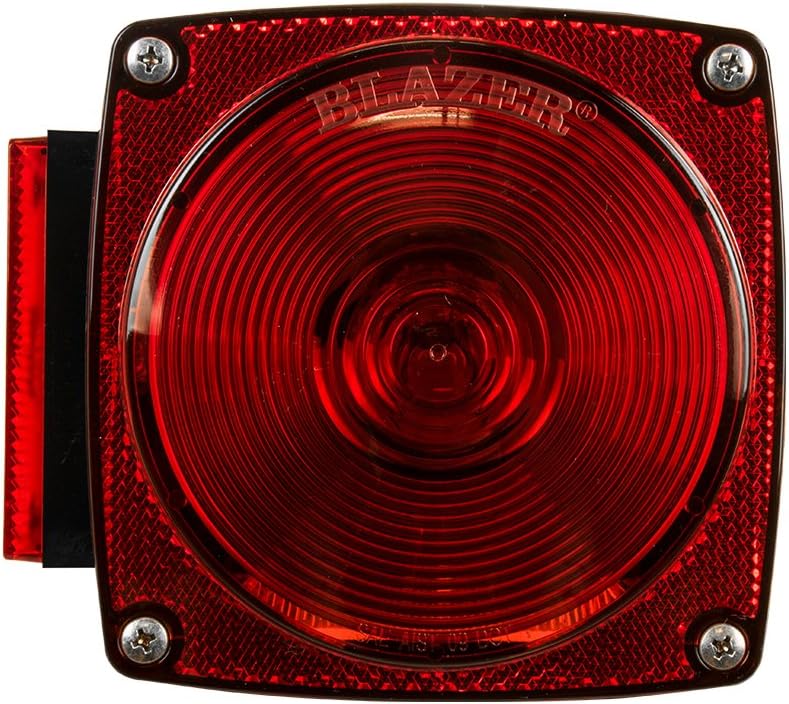 Blazer International accesorios para trailer & enganches 372ODM-24. Marcador reflectante para calzada naranja de 72″, paquete de de 1, Rojo