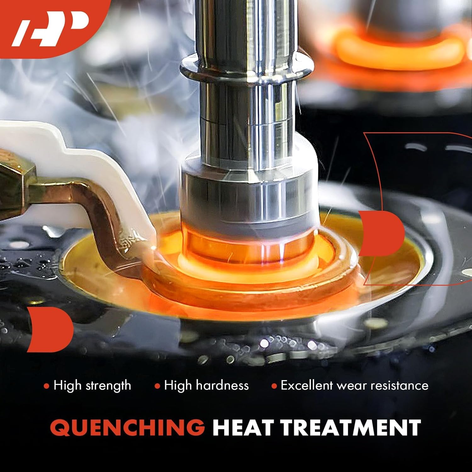 A-Premium Cojinete de rueda delantera o trasera y conjunto de cubo con 5 lengüetas compatible con Chevrolet y GMC y Buick y Cadillac – Equinox