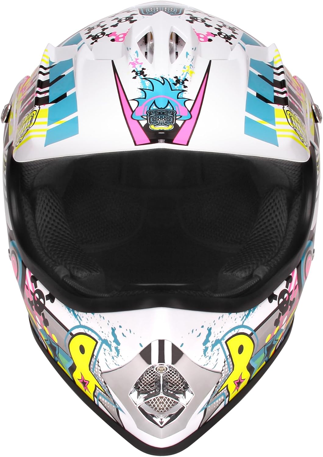 JAGASOL DOT – Casco de motocross todoterreno para niños de 8 a 14 años, casco BMX MX ATV con gafas aprobadas por DOT