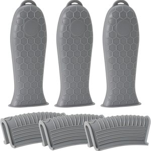 Joyhalo joyhalo – Juego de 6 fundas para mango de sartén de hierro fundido, resistentes al calor, fundas de mango de sartén de hierro fundido, Joyhalo joyhalo – Juego de 6 fundas para mango de sartén de hierro fundido, resistentes al calor, fundas de mango de sartén de hierro fundido,