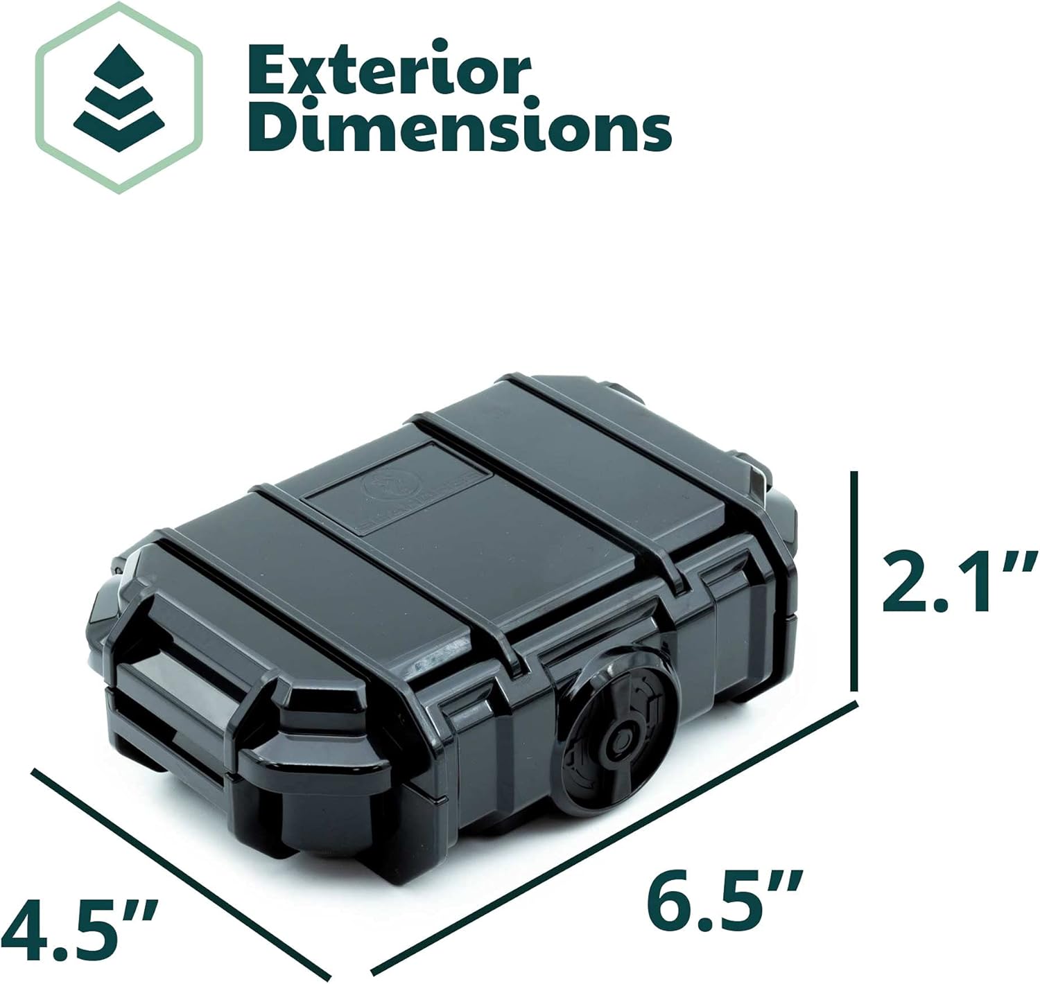 Evergreen Estuche de munición para micro pistola para almacenar balas de munición de 0.22 a 0.354 in, seguro para viajes, especificaciones de mil,