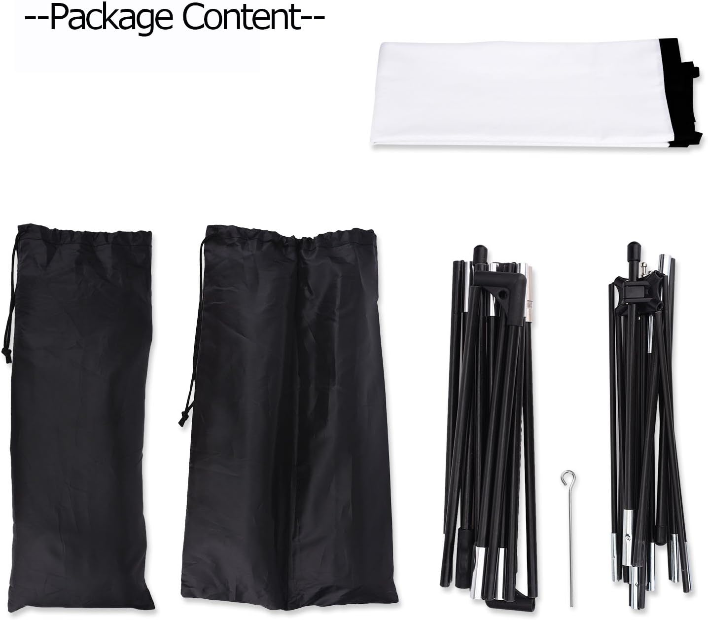 Vamvo - Pantalla de proyección plegable portátil de 120 pulgadas pantalla de proyección 169 HD 4K para interiores y exteriores pantalla de películas - Imagen 8