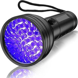 ASTRA Linterna UV de luz negra, 51 LED Blacklight Detector de orina de mascotas para orina de perro y gato, manchas secas, chinches de cama, a juego ASTRA Linterna UV de luz negra, 51 LED Blacklight Detector de orina de mascotas para orina de perro y gato, manchas secas, chinches de cama, a juego