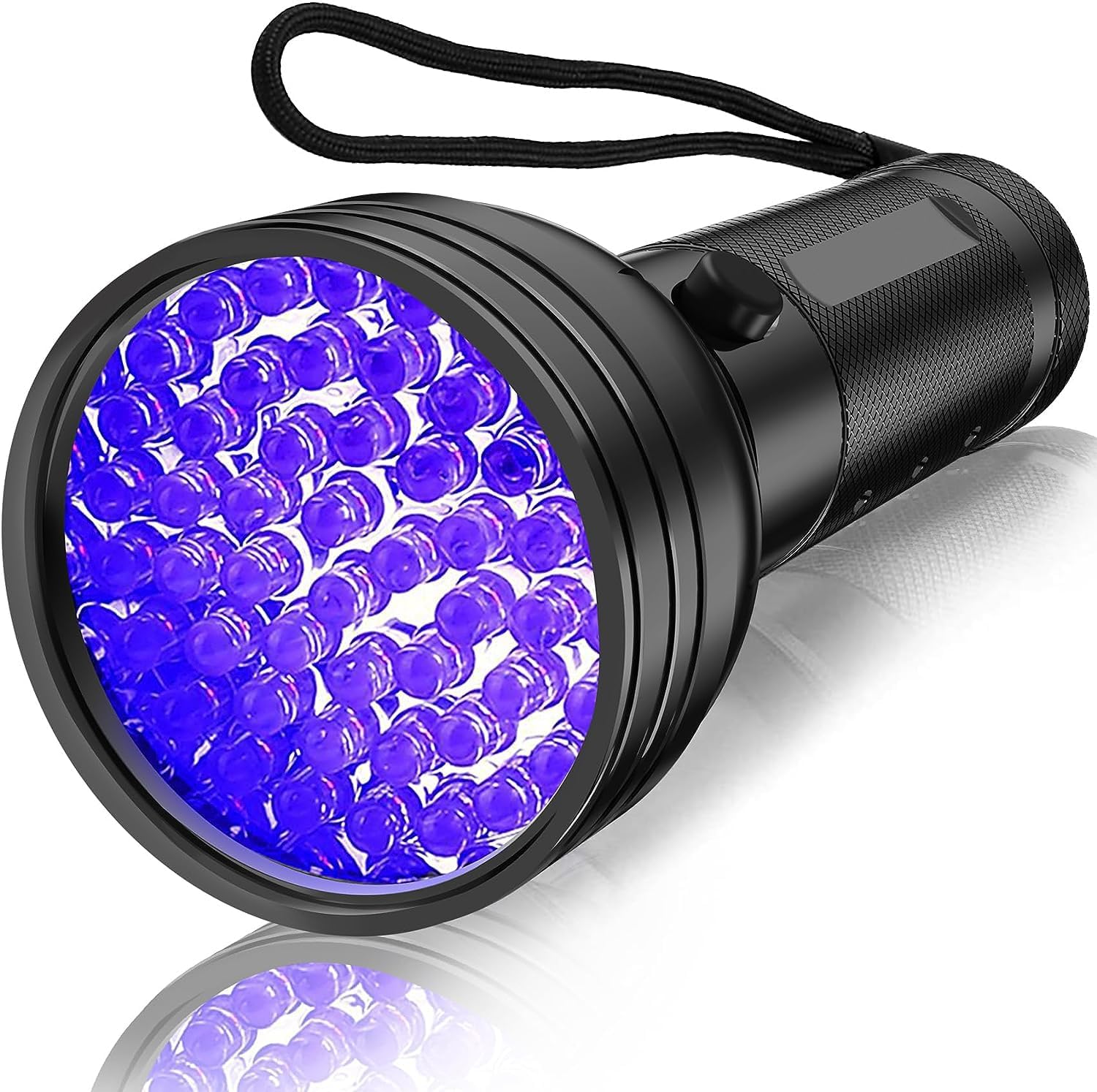 ASTRA Linterna UV de luz negra, 51 LED Blacklight Detector de orina de mascotas para orina de perro y gato, manchas secas, chinches de cama, a juego