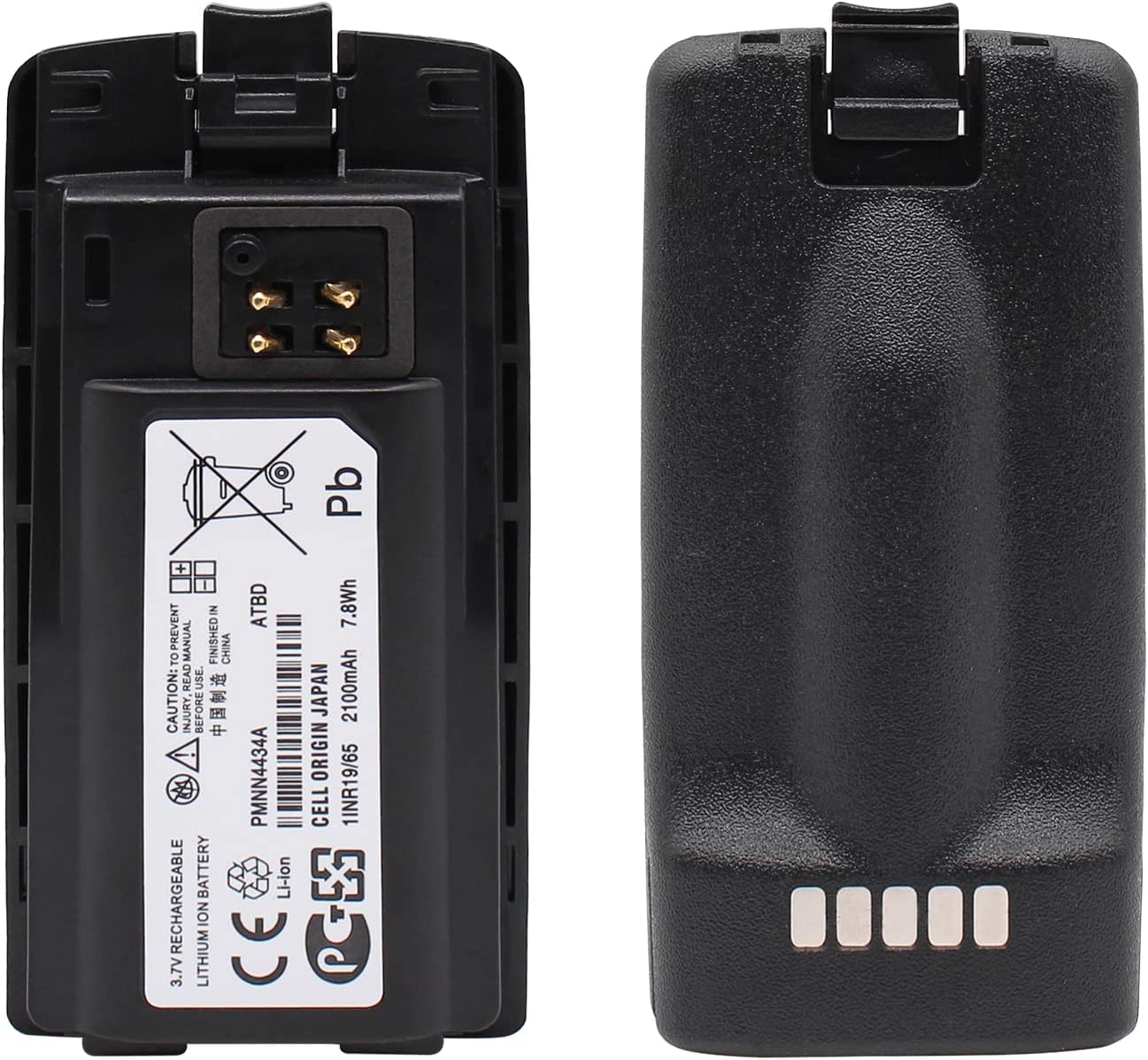Reemplazo PMNN4434 PMNN4434A 7.4V 2100mAh Li-Ion Batería de repuesto compatible con Motorola RMM2050 RMU2080 RMU2040 RMU2043 RMU2080d RMV2080 XT420