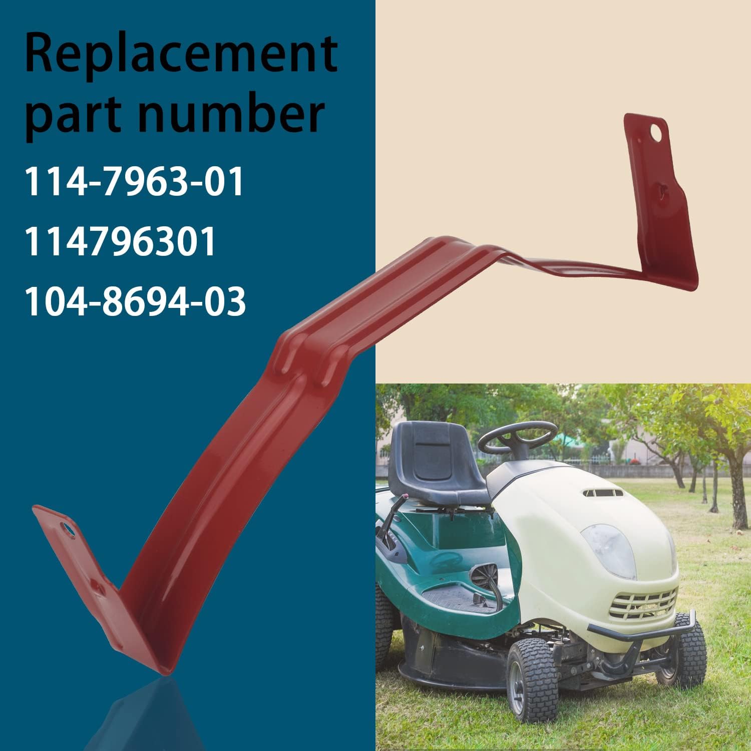 Ohoho 114-7963-01 deflector de metal delantero compatible con cortacésped Toro 114796301 104-8694-03  Compatible con modelos 20330 20333 20339 20350