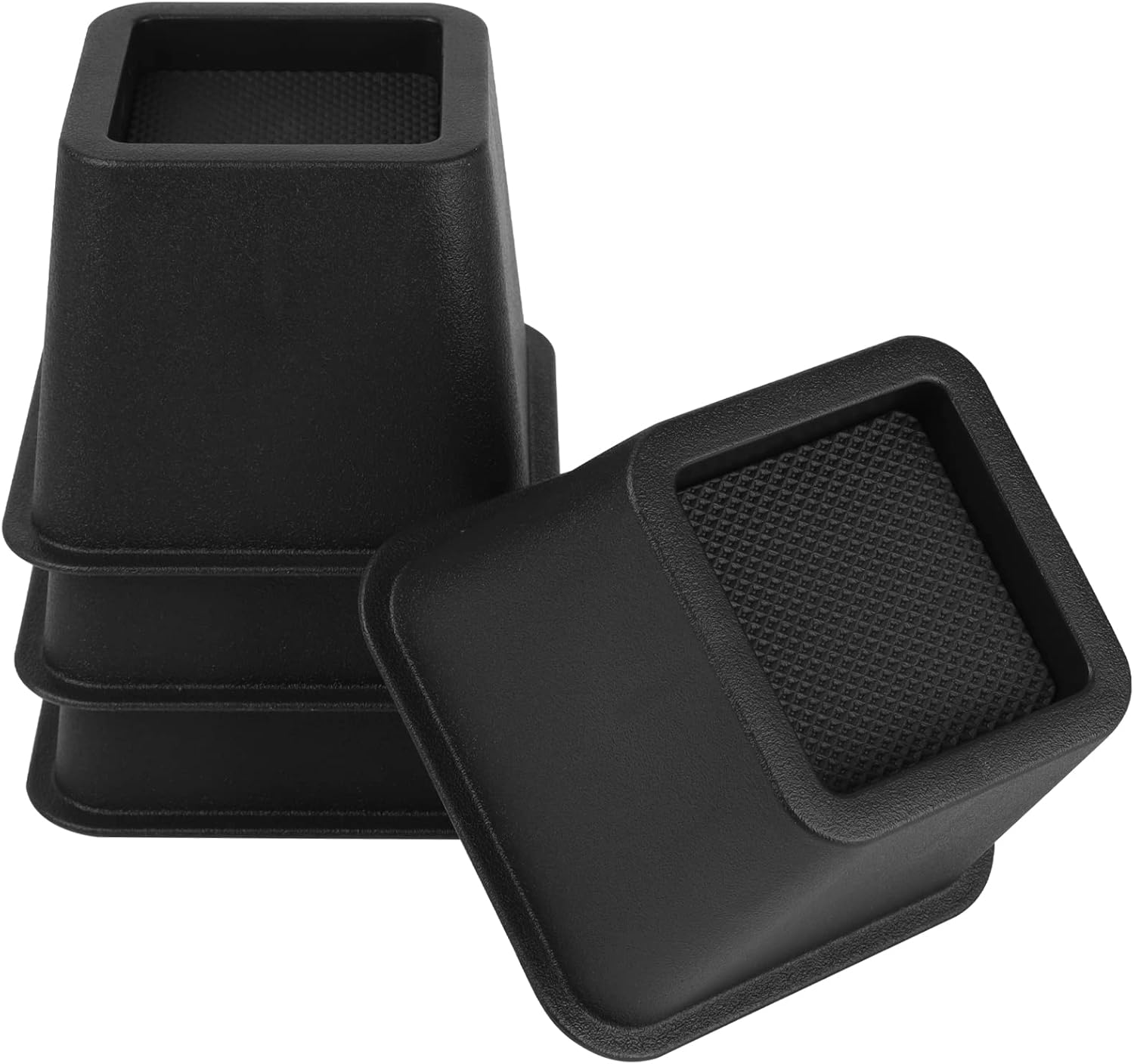 BTSD-home Juego de 4 elevadores de cama de 3 pulgadas para sofá y sillón, ideales para almacenamiento debajo de la cama, juego de 4