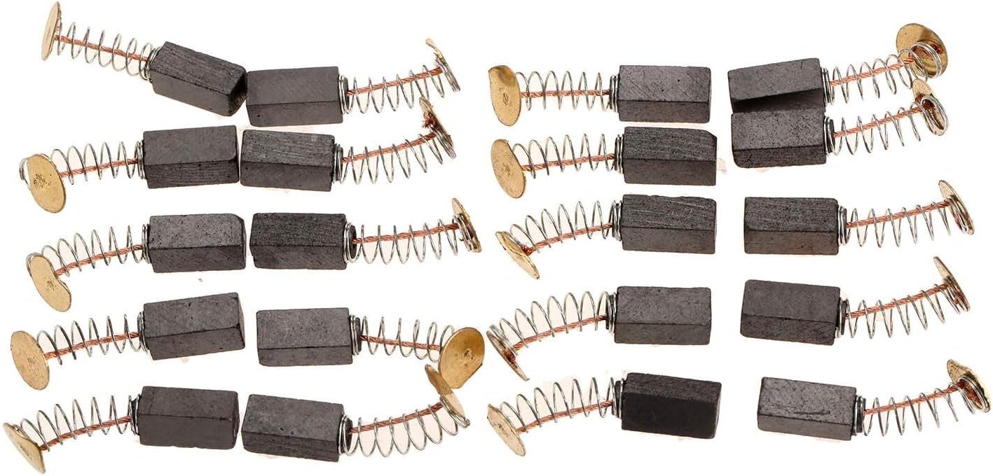 Pieza de repuesto para M.C 20 unidades10 pares de brocas eléctricas de carbono, piezas de repuesto para motores eléctricos, herramienta rotativa