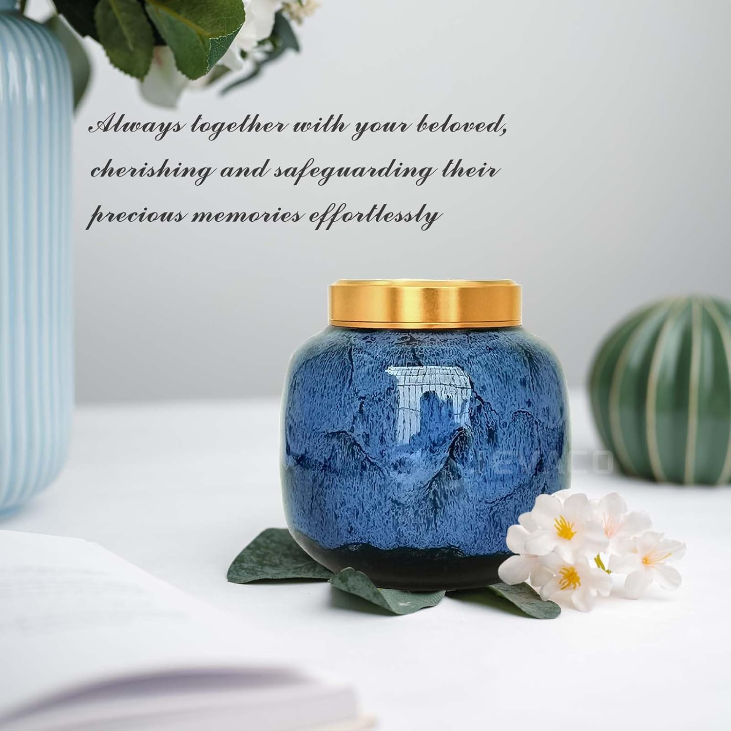 Urnas pequeñas para cenizas, recuerdo apreciado para humanos y mascotas, elegantes urnas de recuerdo para mascotas y humanos, ideales para restos de