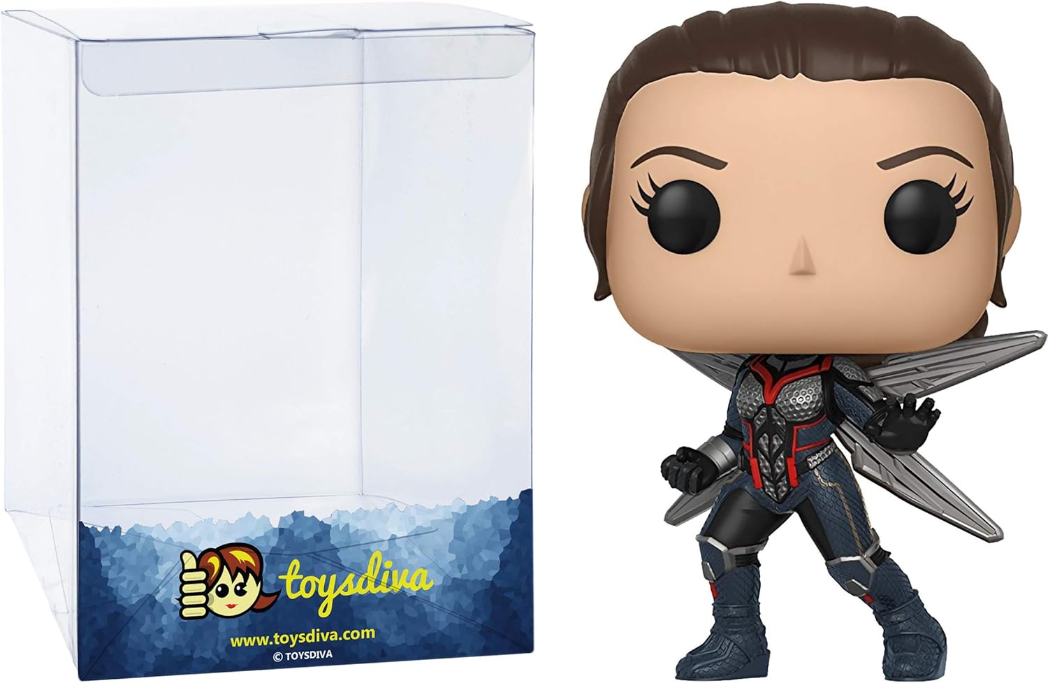 Wasp (Chase) Fun ko P o p ! Paquete de figuras de vinilo con 1 protector gráfico compatible ‘ToysDiva’ (341 – 30730 – B)
