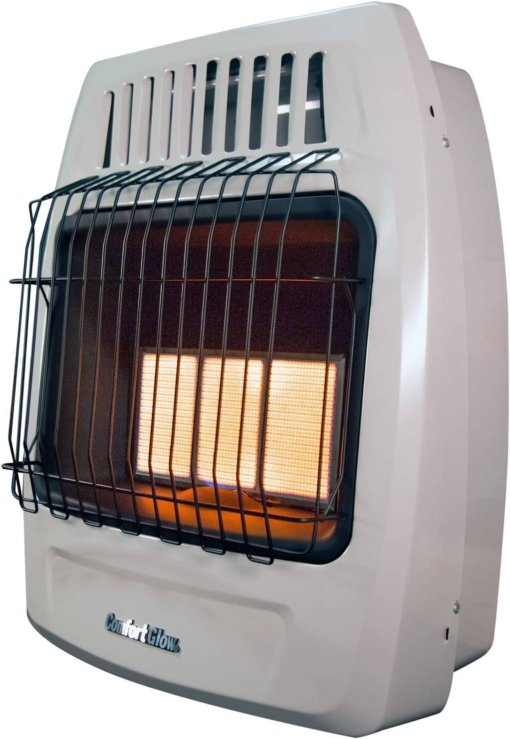 Comfort Glow KWP392 Calentador de pared sin ventilación infrarroja de propano 3 placas 18000 Btu, gris, 24 x 20.9 x 10.5 pulgadas