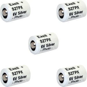 Exell Battery 5pc S27PX 6V batería de óxido de plata EPX27 V27PX 4NR43 KX27 HS3C Exell Battery 5pc S27PX 6V batería de óxido de plata EPX27 V27PX 4NR43 KX27 HS3C