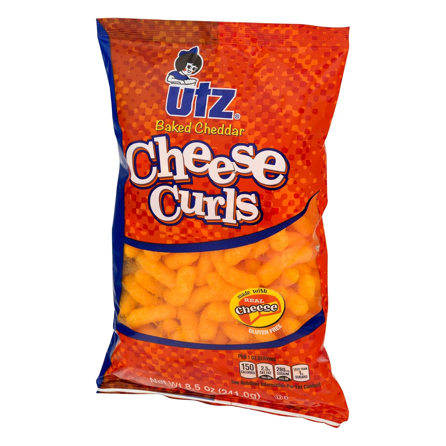 UTZ Rizos de queso horneado, 8.5 onzas, paquete de 5