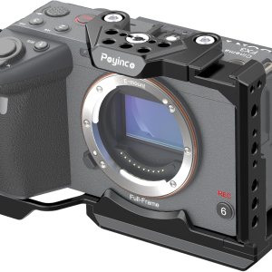 Jaula de cámara con zapata fría estándar para cámara SonyFX3FX30, etc. – Negro Jaula de cámara con zapata fría estándar para cámara SonyFX3FX30, etc. – Negro