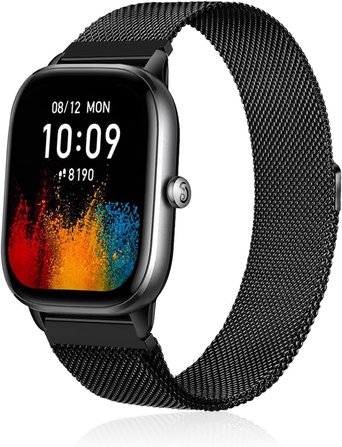 Lzwldan Correa de reloj de metal milanés de 0.787 in compatible con Amazfit GTSGTS2GTS 2eGTS 2 MiniGTS 3GTS 4GTS 4 Mini, correa de reloj de acero