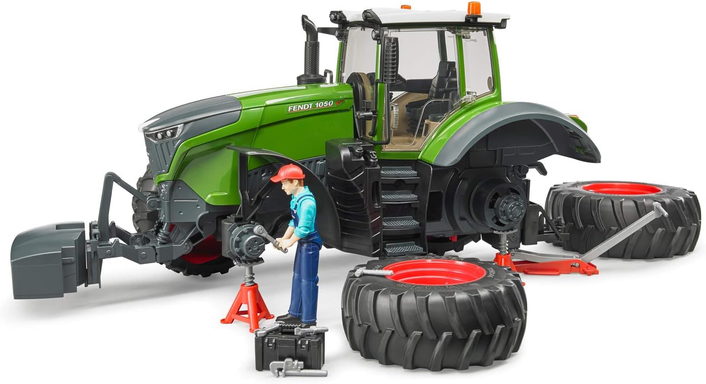 Bruder Fendt X 1000 con accesorios de reparación