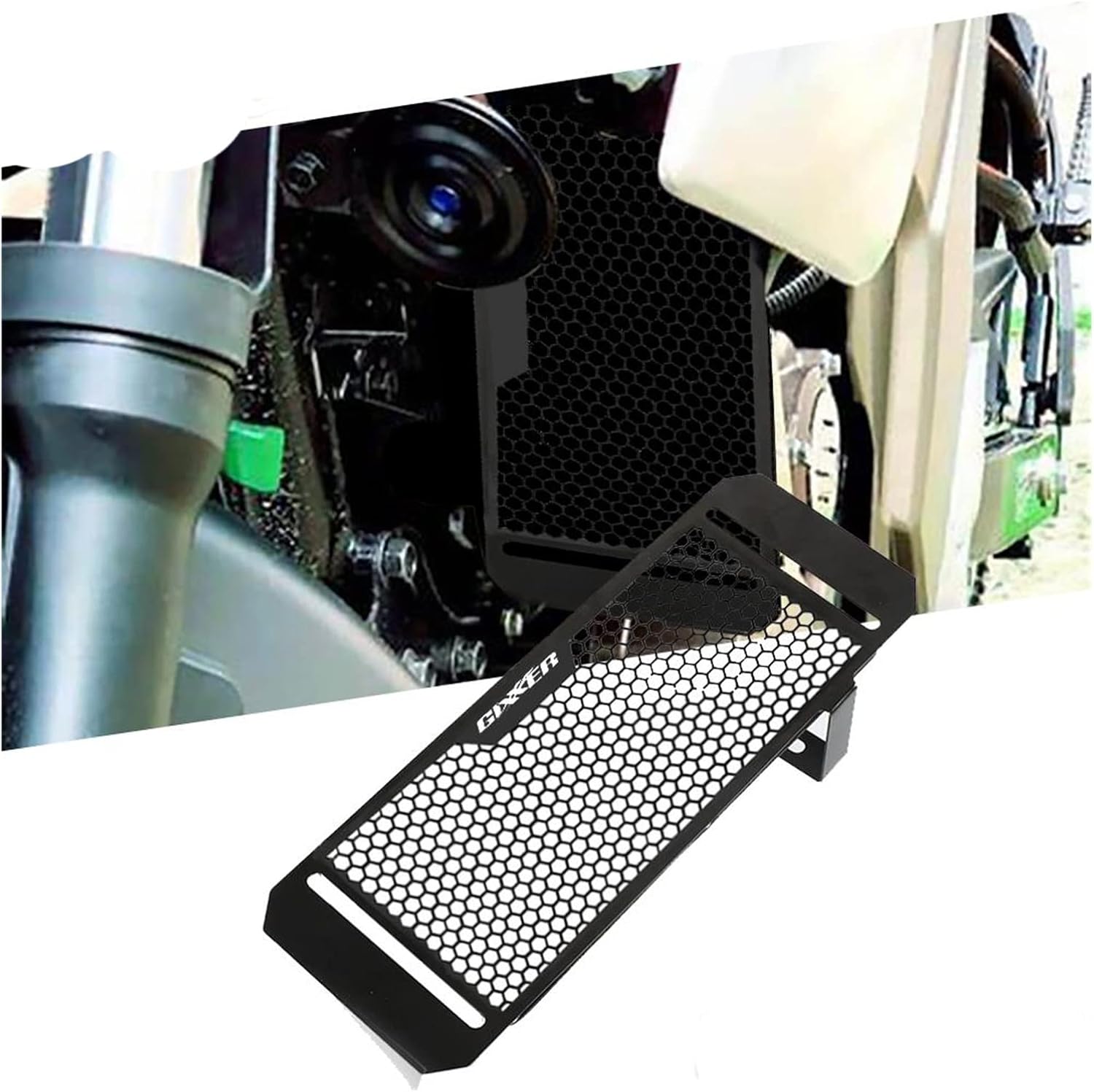 Cubierta protectora de rejilla de radiador para motocicleta Gixxer SF250 250, cubierta de protección de rejilla de radiador, enfriador de aceite,