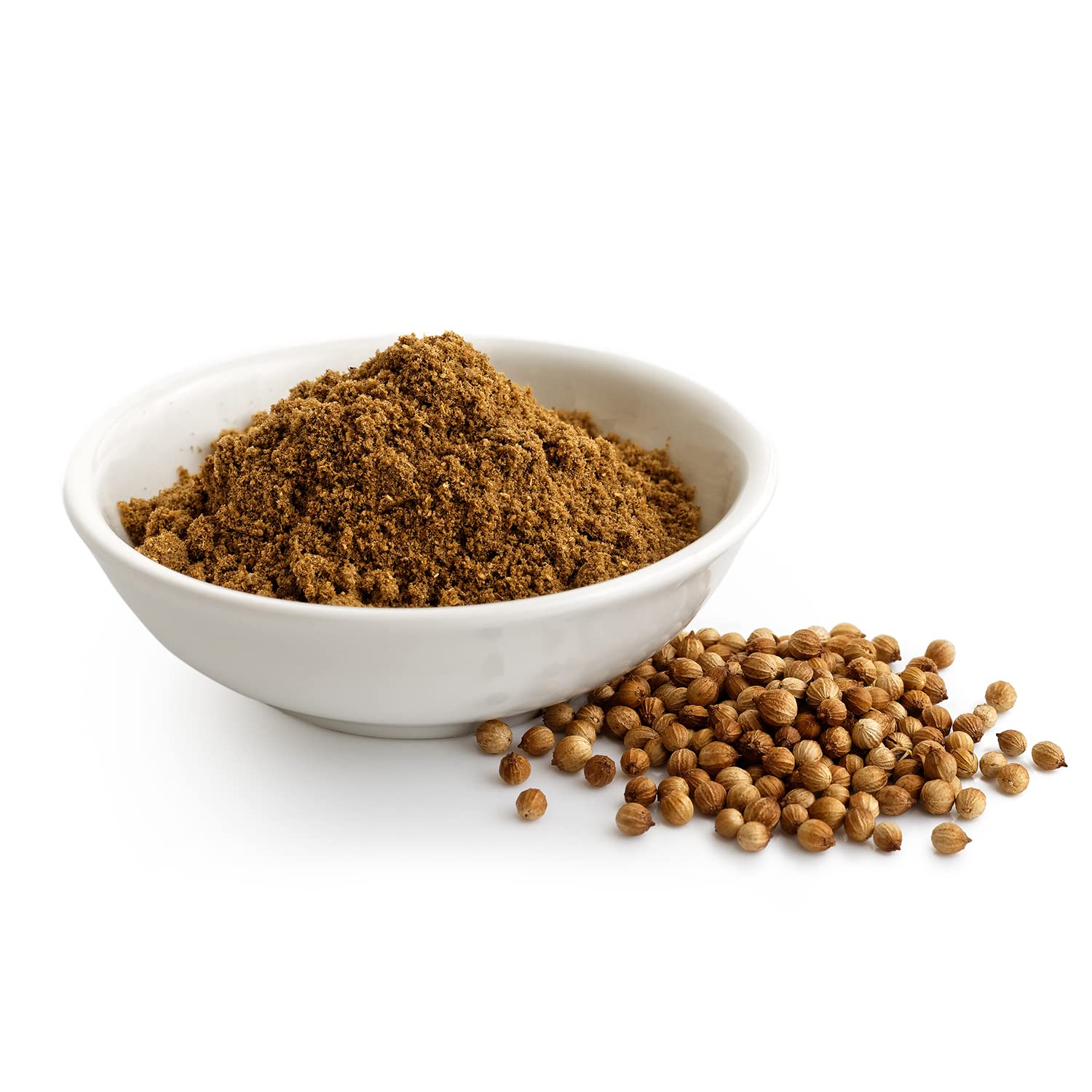 SPICED – Polvo de semillas de cilantro molido, 6 onzas de semillas de cilantro molido en bolsa resellable, ideal para cocina india, condimentos de