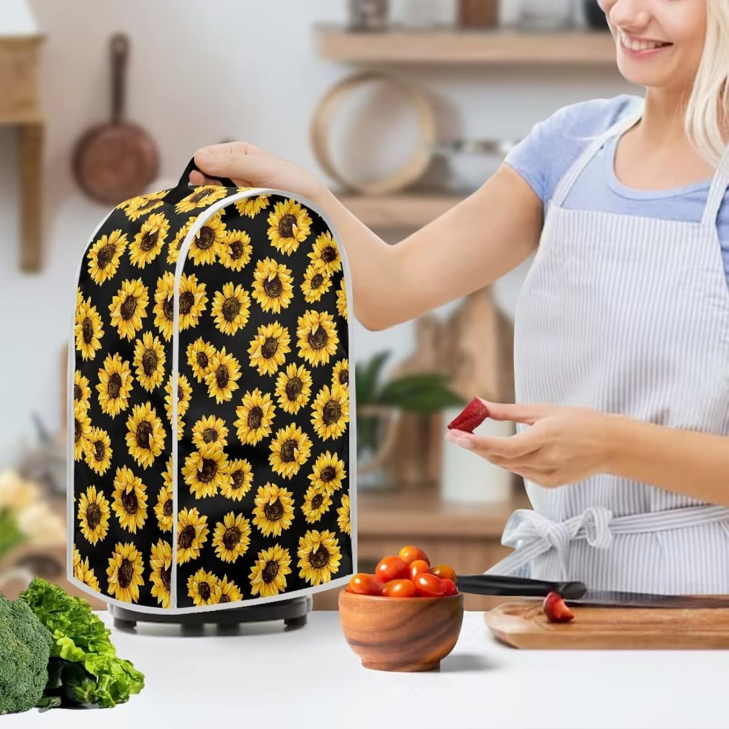 Cubierta para tostadora de pollo, cubierta antipolvo, soporte para mezcladora, cubierta para cafetera, cubierta para máquina de pan, cubierta de 2