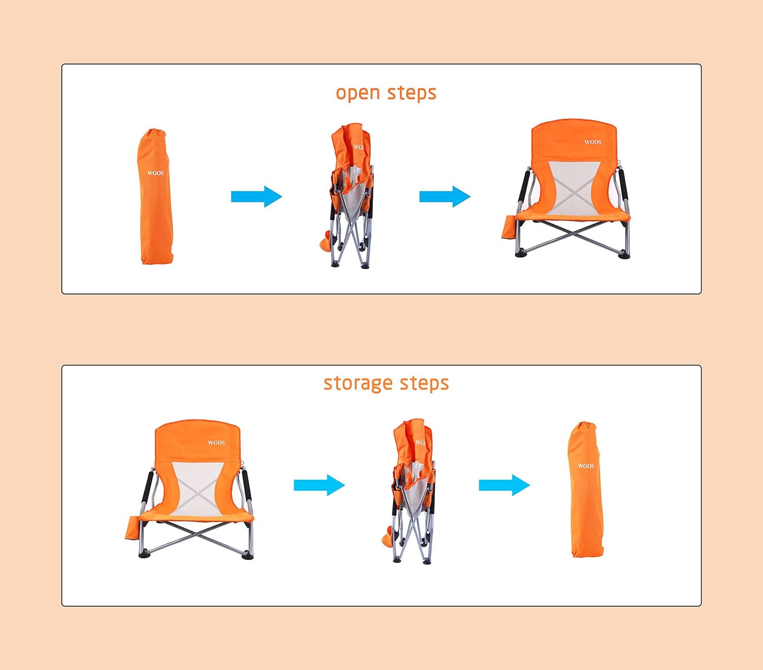 Silla de playa, silla de playa y sombrilla, silla de playa plegable, sillas de playa para adultos, silla de playa baja, silla plegable con paraguas,