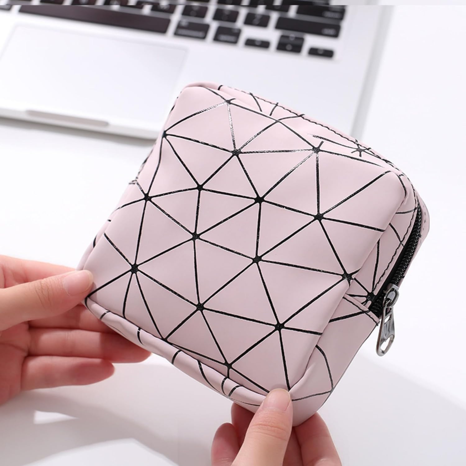 Bolsa de almacenamiento de servilletas sanitarias, bolsa de taza menstrual, bolsa de período para adolescentes y niñas, almohadilla menstrual