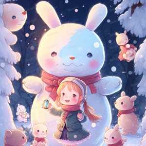 Rompecabezas de madera de 70 piezas de la familia Girl and White Rabbit – Letras en la parte posterior – Impresión transparente entrelazada perfecta Rompecabezas de madera de 70 piezas de la familia Girl and White Rabbit – Letras en la parte posterior – Impresión transparente entrelazada perfecta