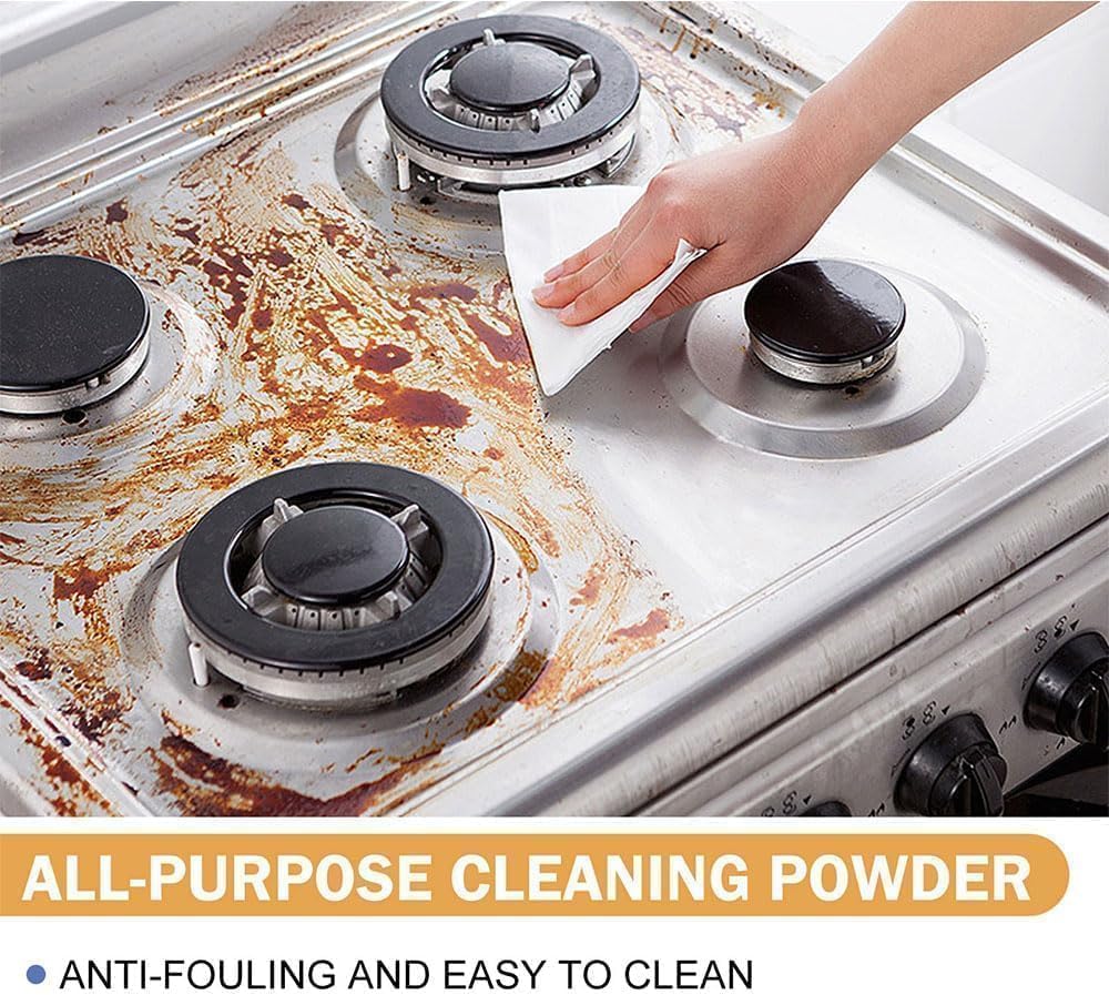 Potente limpiador de polvo multiusos de cocina, agente de limpieza fuerte multifuncional para el hogar, limpiador de espuma de cocina, limpiador de