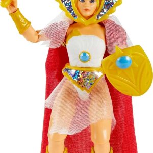 Masters of the Universe Origins Figura de acción, She-Ra, coleccionable, la mujer más poderosa de MOTU, 16 articulaciones articuladas, 5.5 pulgadas Masters of the Universe Origins Figura de acción, She-Ra, coleccionable, la mujer más poderosa de MOTU, 16 articulaciones articuladas, 5.5 pulgadas