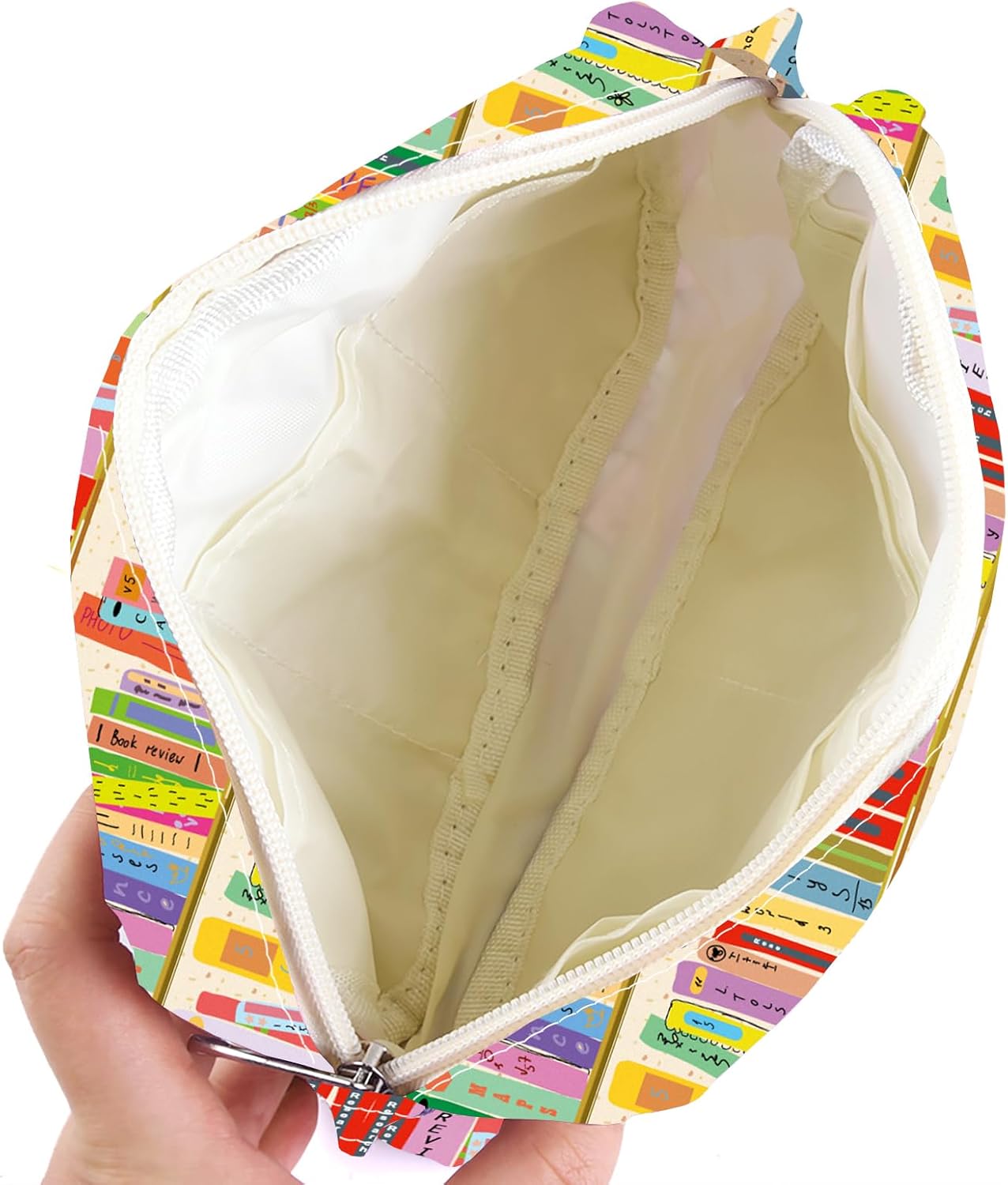 qianshan Organizador multifuncional para cartera, bolsa de viaje impermeable con cremallera, estuche de almacenamiento de suministros de diario