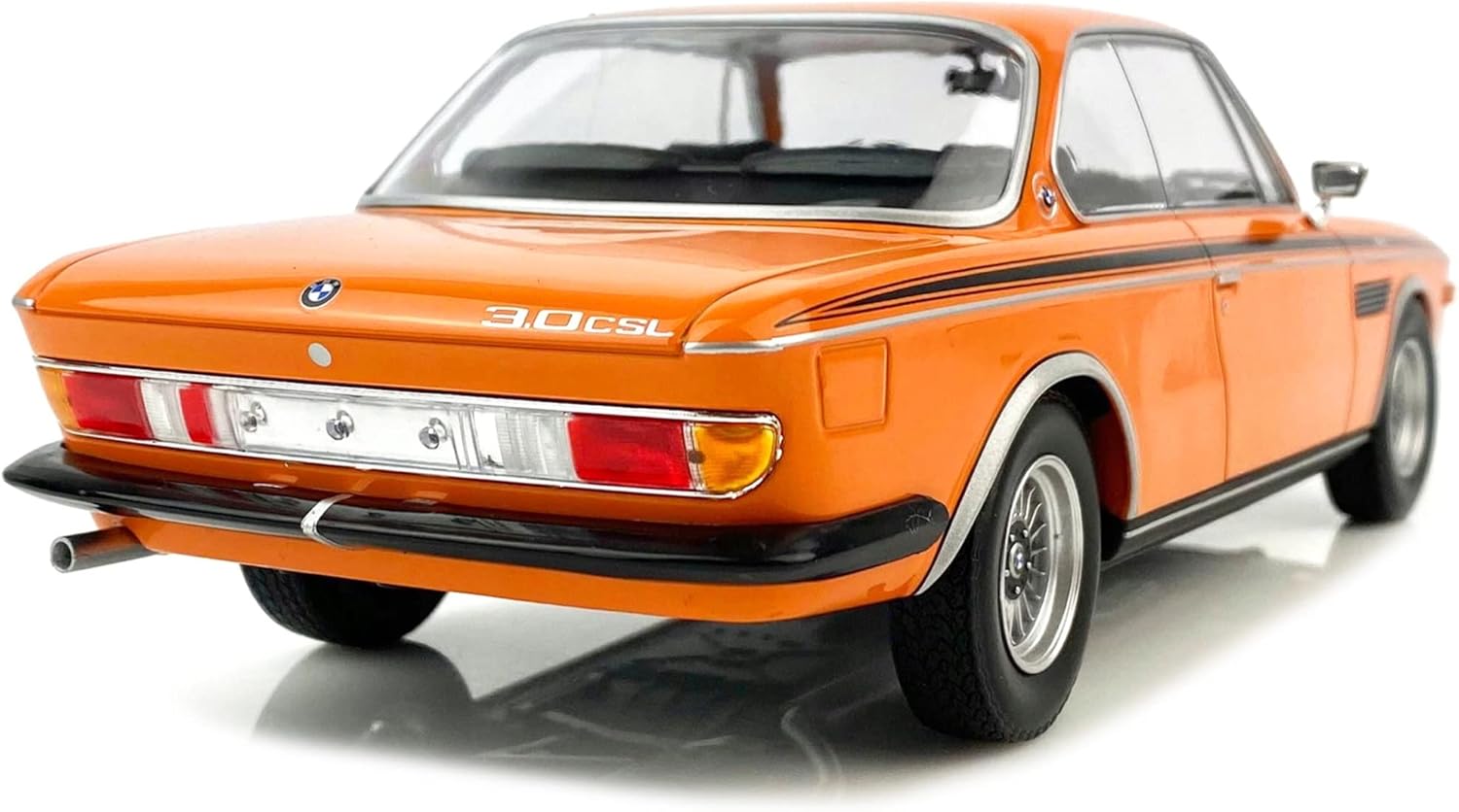 Minichamps 155028131 118 BMW 3.0 CSL-1971-Orange Coche miniatura coleccionable, naranja