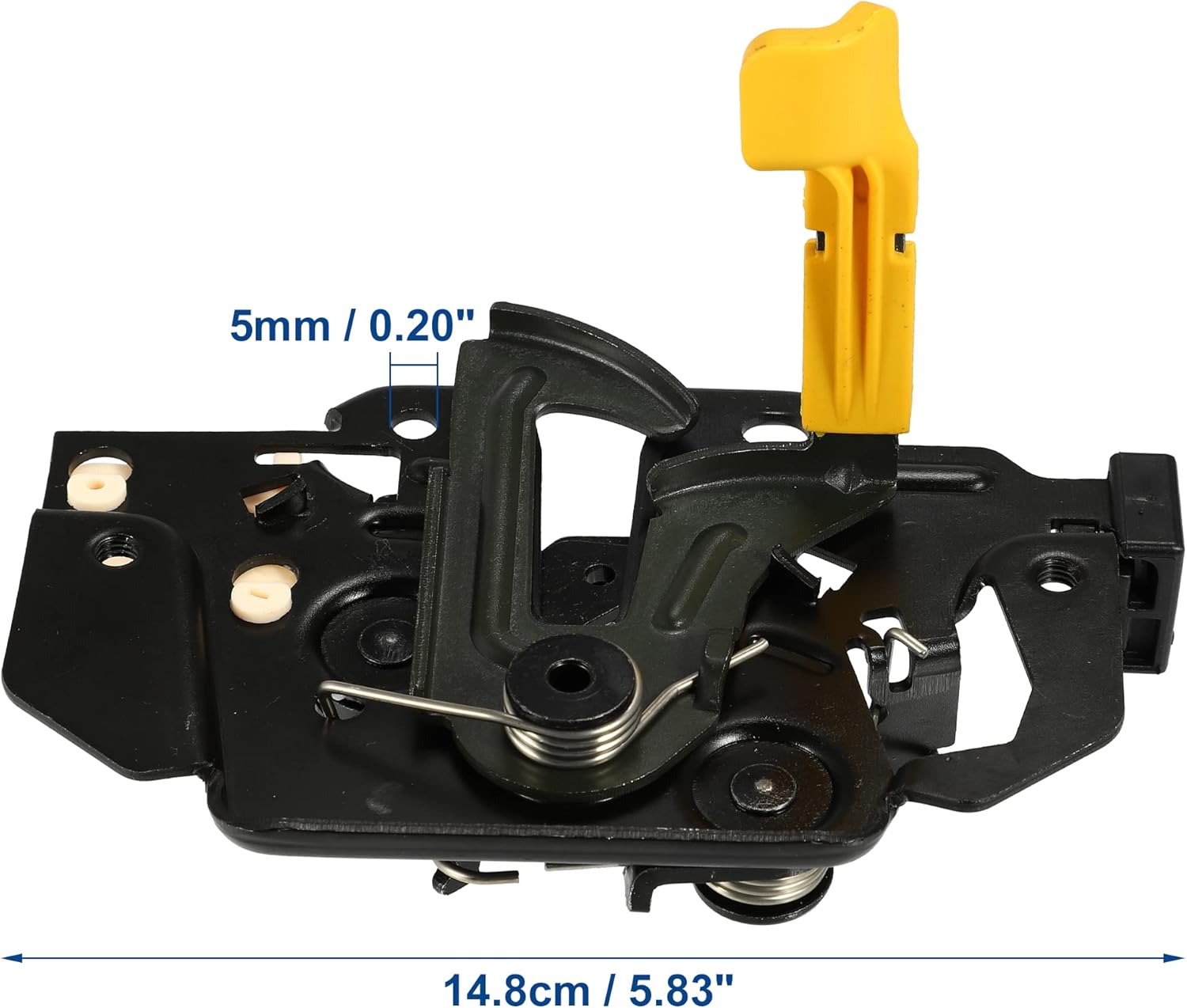ACROPIX Reemplazo de bloqueo de capó de automóvil para Ford Fiesta 2008-2012 NO.CA6A-16700-CENO.1831520 – Paquete de 1 negro