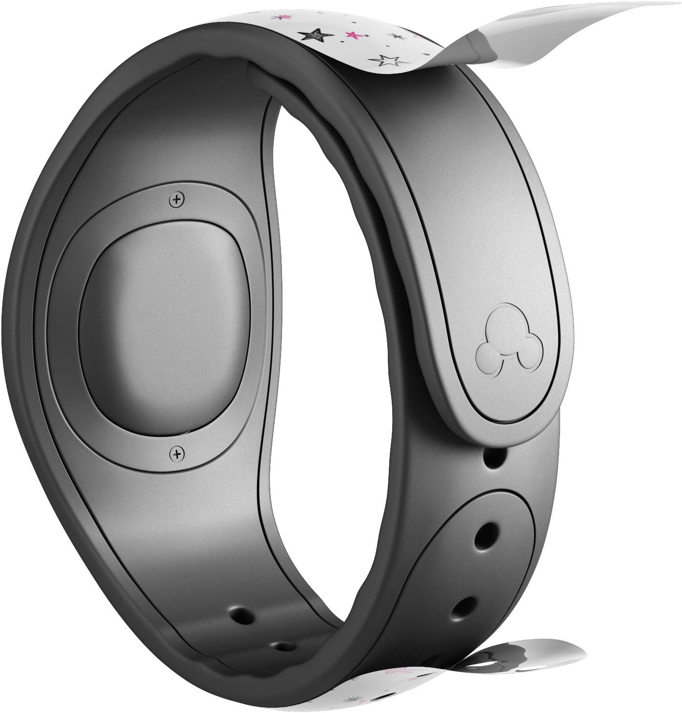 Design Skinz Adhesivo adhesivo de ágata con diseño de canica animal Space resistente a los arañazos, compatible con Disney MagicBand+ (MagicBand no