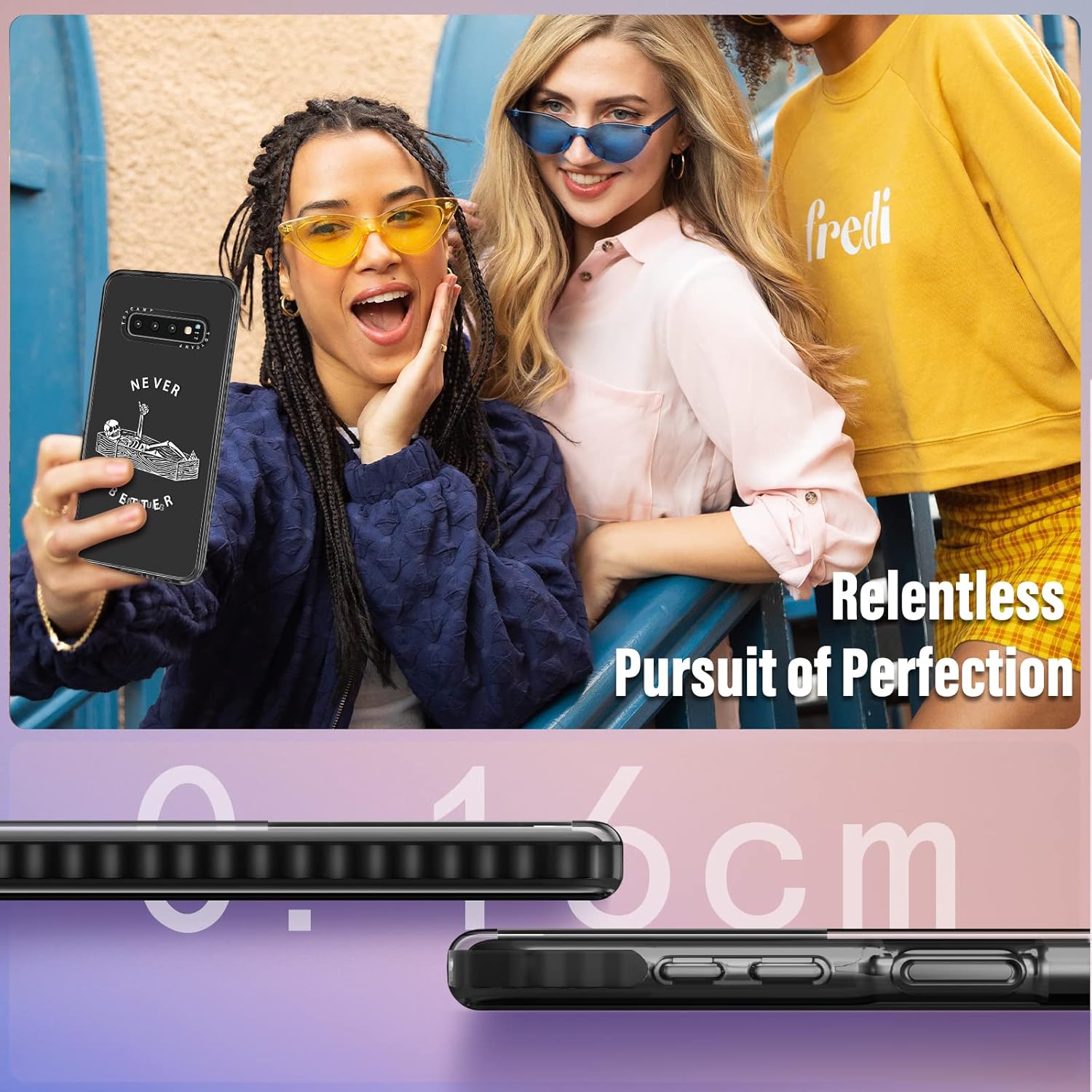 Toycamp Funda para Samsung Galaxy S10, divertido diseño de calavera de esqueleto acostado para mujeres, niñas, niños, adolescentes, funda con