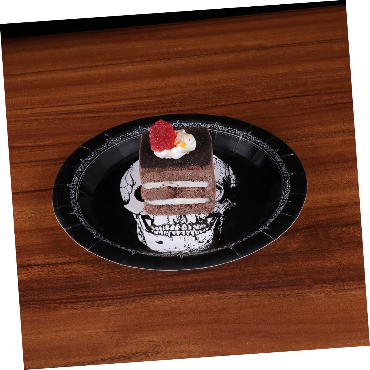 jojofuny 30 platos decorativos para servir alimentos, platos decorativos para cupcakes, platos de fiesta de Halloween, bandeja de aperitivos,